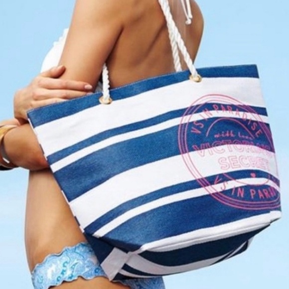 Victoria's Secret Handbags - Vintage VS beach bag